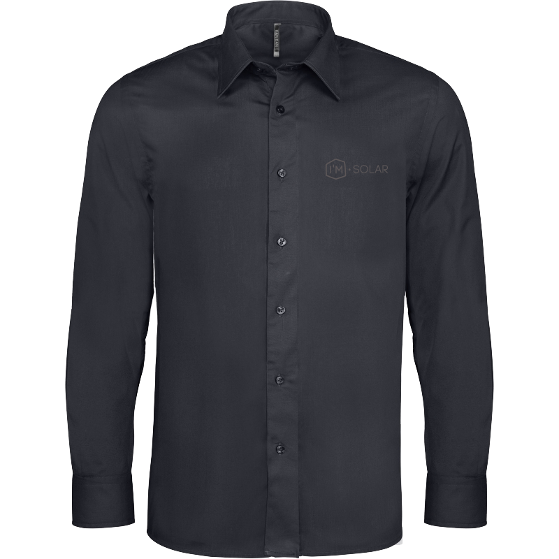 chemise homme noire I'm Solar ®